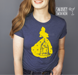 Belle Silhouette Gold ink