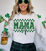 Mama green bow