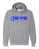 575 Volleyball endline BLUE ink Hoodie