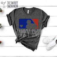 Baseball Heart logo custom shirt - baseball life - sports life