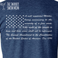 Flag 2nd Amendment custom shirt, USA strong, American Constitution 2nd Amendment Rights shirt #2a