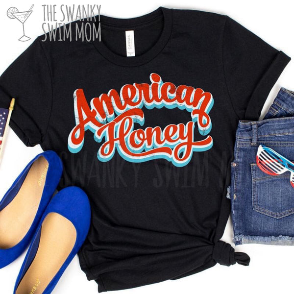 American Honey red white & blue custom shirt, Lady Antebellum shirt, country music lyrics tee, 4th of july, USA strong