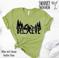 Bigfoot Believe - funny T-shirt - custom shirt - Sasquatch shirt - Bigfoot exploration team - yeti shirt