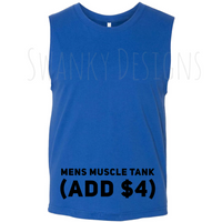 Mens Muscle Tank option