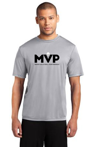 MVP Beach dri fit short sleeve- grey