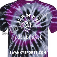 Cartersville Canes Volleyball - Tie dye - cyclone