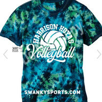 Harrison Hoyas Volleyball - Tie dye