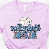 Volleyball Mom leopard print2