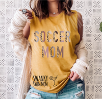 Boho Soccer Mom Leopard print