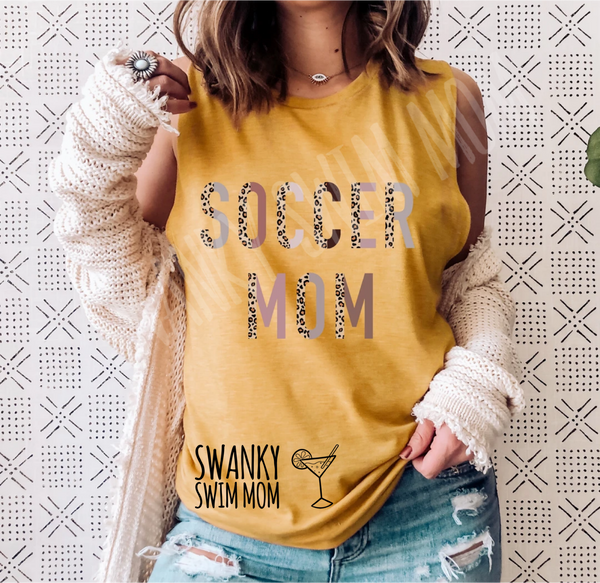 Boho Soccer Mom Leopard print